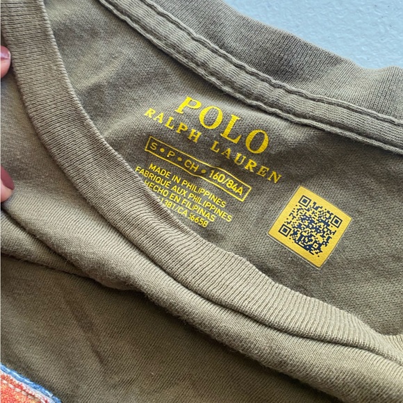 POLO RALPH LAUREN Short Sleeve Cinch Crop Top - Picture 4 of 4